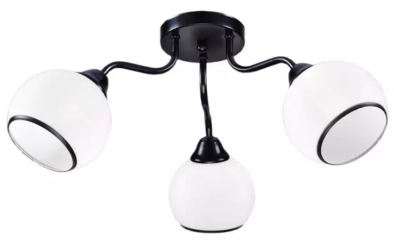Светильник потолочный РС22951/3 3хЕ27 60Вт черный