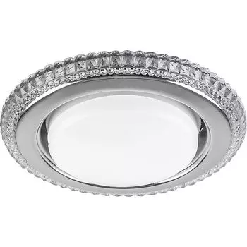 Светильник потолочный встраиваемый со светодиодной подсветкой 20LED*2835 SMD 4000K, 15W GX53, без ла