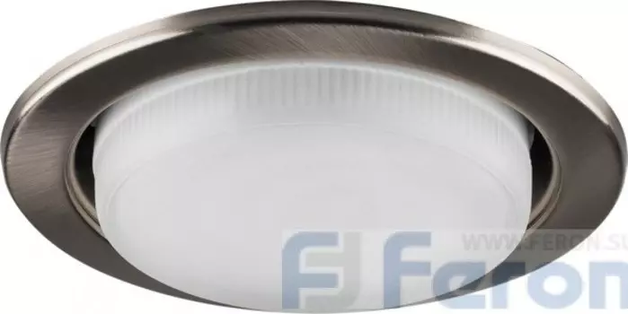 Светильник потолочныйDL53 11W 230V GX53, без лампы, титан