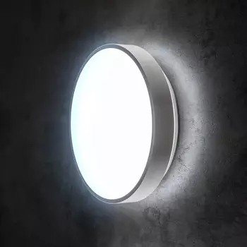 Светильник светодиодный iSvet 18Вт PTL 102 круглый накладной белый 262 мм 6000К IP40