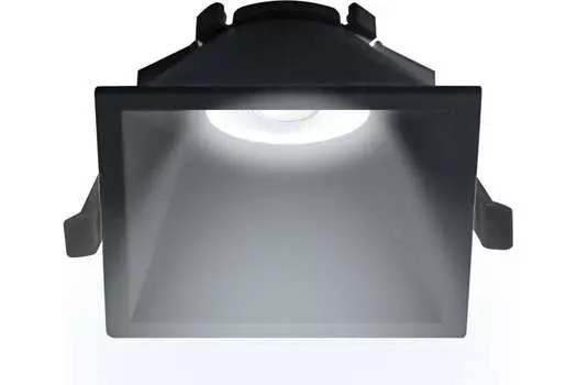 Светильник встраиваемый Ritter Artin 94х94х52мм скрытая лампа, квадрат, черный