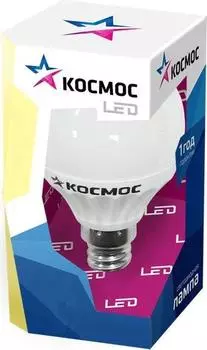 Светодиодная лампа КОСМОС GL45 7W 220V E14 4500K, 3 уровня яркости, регулировка обычным выключателем