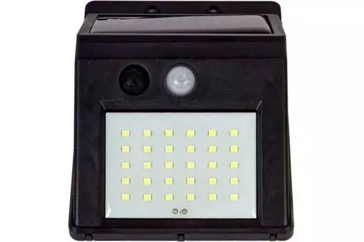 Светодиодный прожектор Glanzen FAD-0003-4-solar датчик движения цвет черный