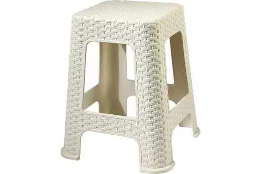 Табурет "Ротанг" h45 см (слон.кость)