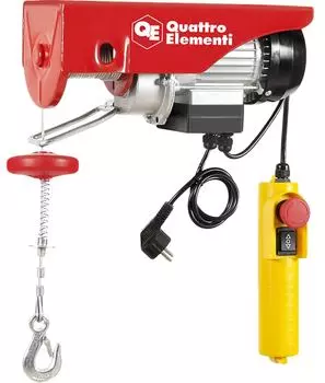 Таль электрическая QE TL-250, 550Вт, h 12 м, 125 кг, 250 кг через блок