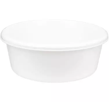 Таз круглый белый 8л