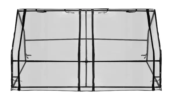 ТЕПЛИЦА GREEN APPLE GA-HOUSE-2Х-FRAME 1800х900х900 мм 2 отсека