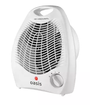 Тепловентилятор настольный спиральный "Оазис" SD-20R (2 кВт) без терморег.