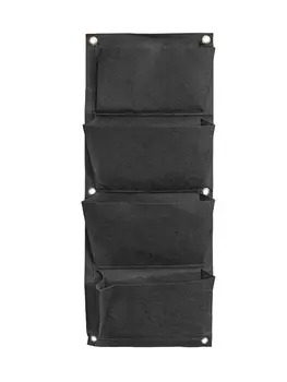 Текстильные грядки подвесные, 63,5 х 25,5 см, 4 карманв, геотекстиль