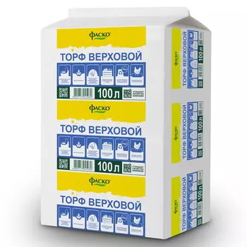 Торф верховой Фаско 100 л