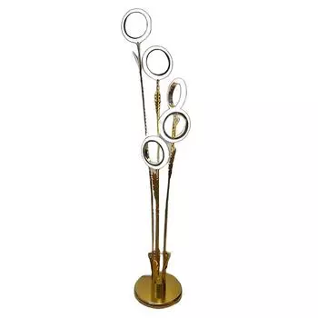 Торшер РОСТОК G2134/5 GD LED 5*8W h1540, BTH23 золото