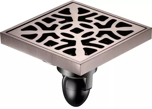 Трап душевой Magdrain FC15-N, материал решетки-латунь, сухой затвор