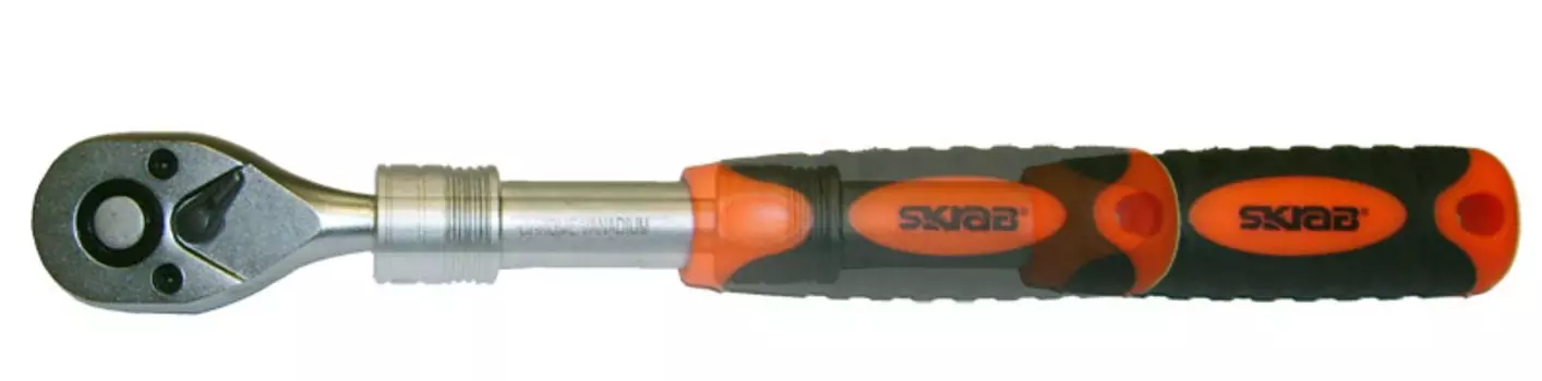 Трещотка Skrab 1/4" 72Т телескопическая