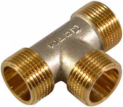 Тройник 1", штуцер/штуцер/штуцер