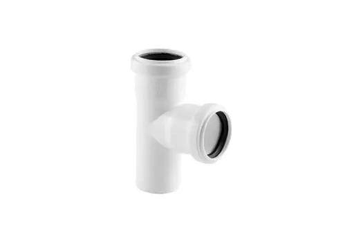 Тройник канализационный ELITE 50/50х90, малошумный.