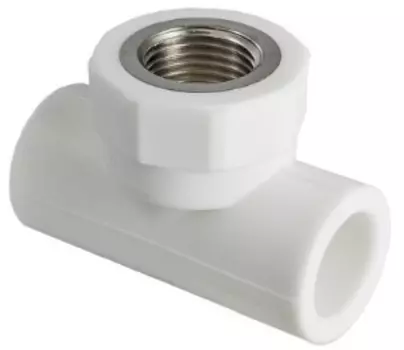 Тройник полипропиленовый Valtec с переходом на внутреннюю резьбу 25х1/2"