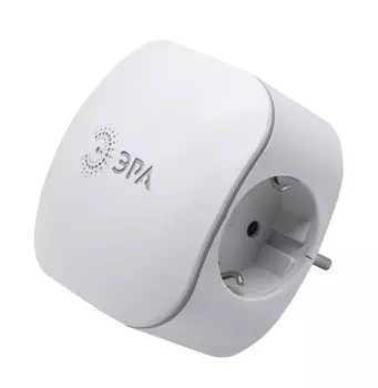 Тройник SP-3e-USB ЭРА 3гн 220V + 2xUSB 1000mA, c заземл, со шт (белый)