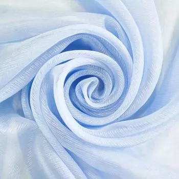 Тюль глянец Witerra цвет голубой