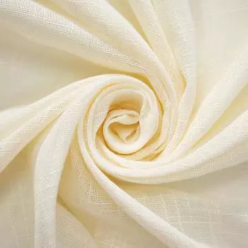 Тюль лен Witerra Вилладж 280 см цвет шампань