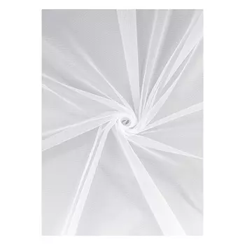 Тюль Шанти 500х260 см с утяжелителем, белый