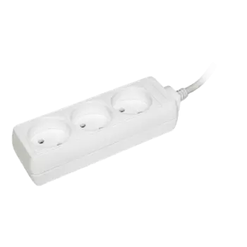 Удлинитель Иэк У3 3 места 2Р/3метра 2*0,75мм2 10А/250В