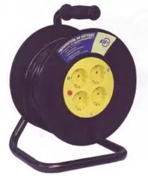 Удлинитель на катушка 4гнезда.40м 3*1.5 мм2