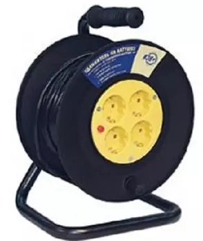 Удлинитель на катушке 4 гнезда, 20 м, 3*1.5 мм2