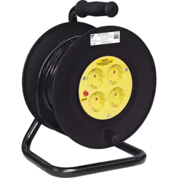 Удлинитель на катушке 4гнезда. 30м 3*1.5 мм2