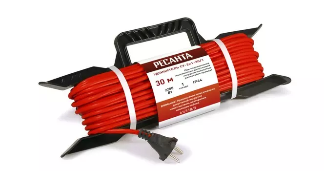 Удлинитель силовой на раме, СУ-2х1-30/1 (IP44) Ресанта