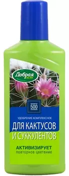 Удобрение Добрая Сила для кактусов и суккулентов 250 мл