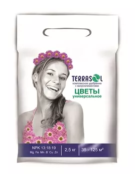 Удобрение TerraSol Цветы 2,5 кг