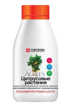 Удобрение жидкое органическое (Агрис )Цитрусовые 0,25 л.