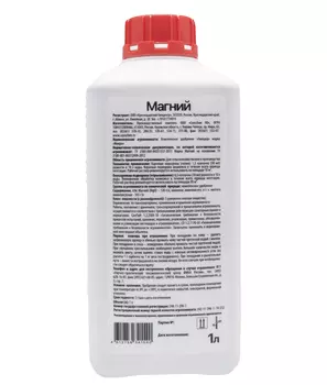 Удобрение жидкое органоминеральное "Агрис" марка "Магний" 1л.