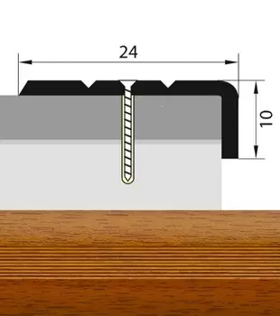 Угол 24*10 1,35 вишня