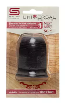 Угол универсальный наружный Salag 86 дуб горелый