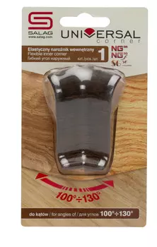 Угол универсальный внутренний Salag 23 орех модена