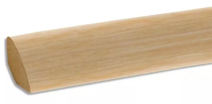 Угол внутренний Идеал округлый вспененый 1/4 10х10х2700 мм Клен