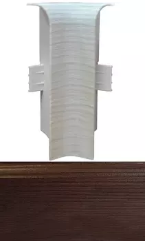 Угол внутренний STRONG 80М Орех темный (2 шт)