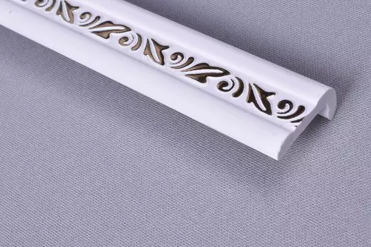 Уголок Декоративный арочный Д-03 белый 25*12*2700 мм