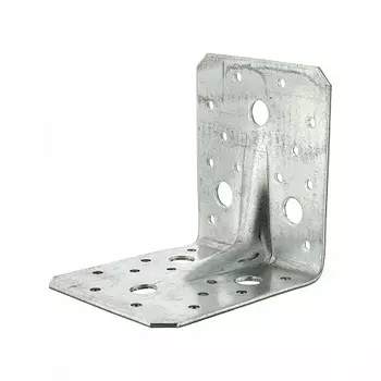 Уголок крепежный Tech-Krep 90х90х65х2 мм, оцинкованный усиленный