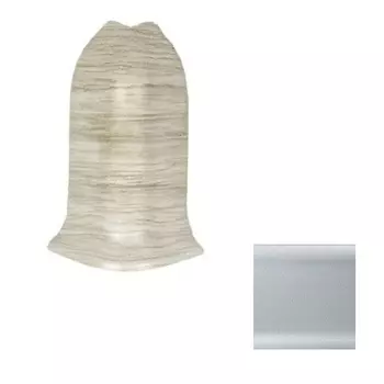 Уголок наружный к плинтусу Salag NGF56 41 Серебряный