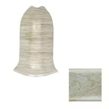 Уголок наружный к плинтусу Salag NGF56 F0 Дуб Песочный