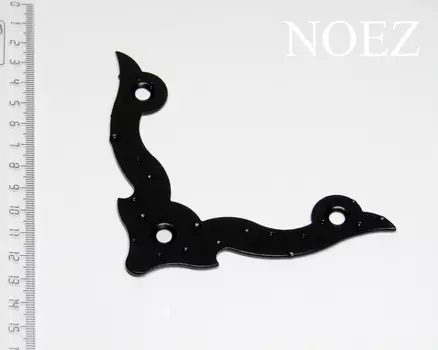 Уголок УДФ 110-S черный матовый