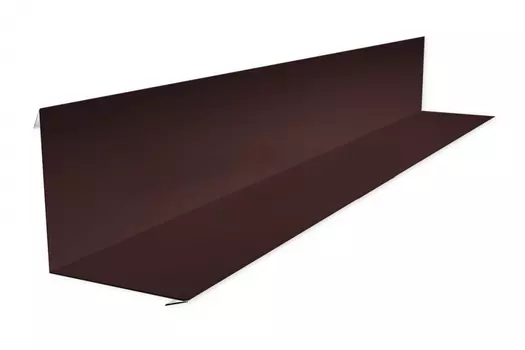 Уголок внутренний 150*150*2000 мм, коричневый (8017)