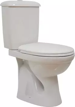 Унитаз-компакт Оскольская керамика Суперкомпакт, с сиденьм в комплекте, белый