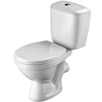 Унитаз-компакт Santek Паллада, горизонтальный выпуск, с сиденьем в комплекте