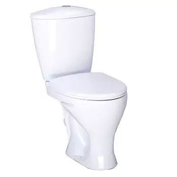 Унитаз-компакт Santeri Версия с косым выпуском, белый