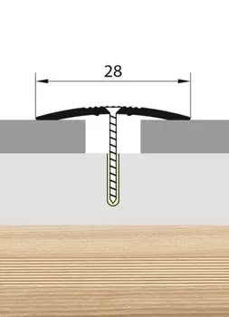 Универсальный стык 28мм 1,35 берёза