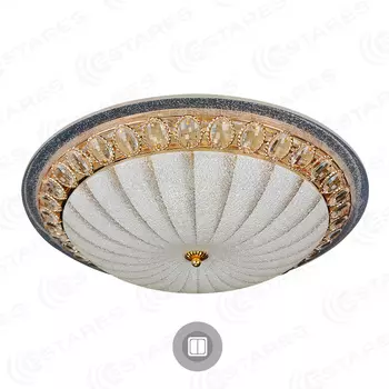 Управляемый светодиодный светильник on/off CASABLANCA GOLD 72W R-515-WHITE-220-IP20