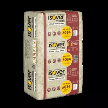 Утеплитель Изовер Теплые Стены Стронг-50х610х1000 6,1м2, 0, 35м3